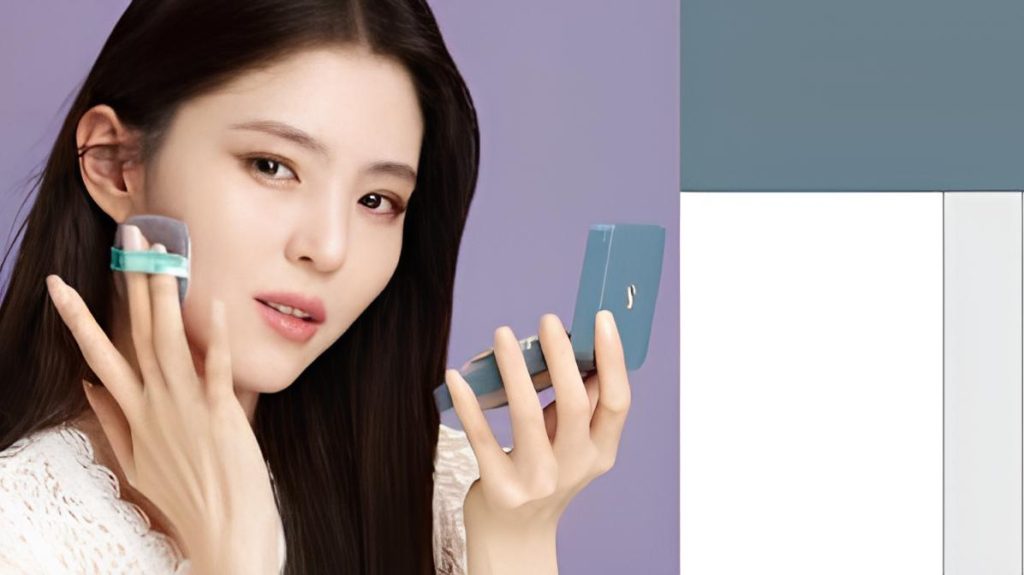 Foto penggunaan Artis Korea sebagai Brand Ambassador produk kecantikan oleh CXO Media