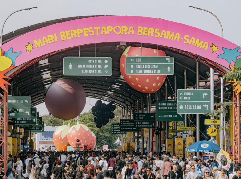 Kemeriahan Pestapora 2025 oleh IG: @Pestapora