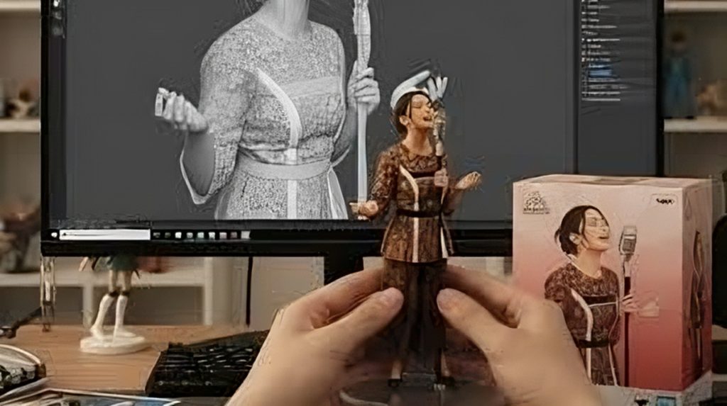 Dari foto jadi action figure dengan bantuan oleh Suara.com