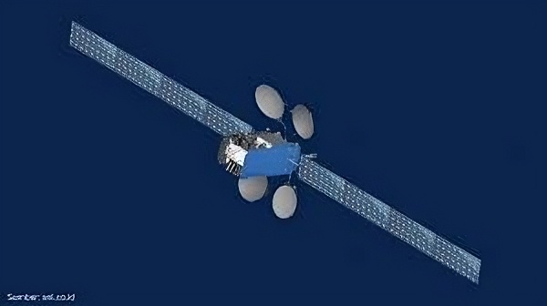 Foto Satelit Nusantara Lima milik Indonesia yang baru saja diluncurkan oleh Sparial Highlights
